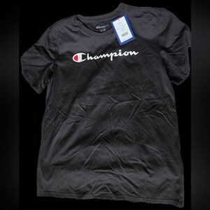 NWT/NWOT Champion Black Tee  Big Kids